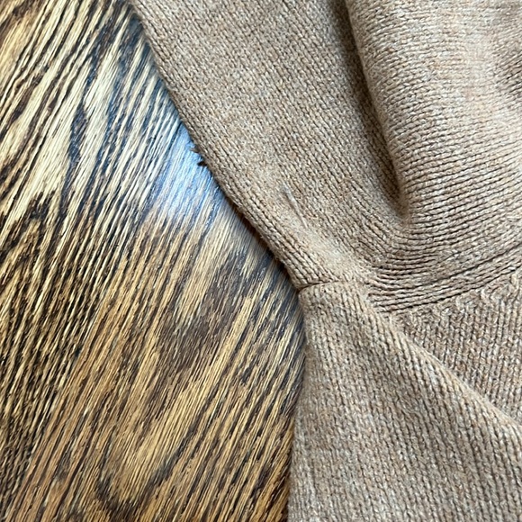 Caramel puffed shoulder cardigan - Picture 5 of 6